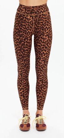The Upside Printed Mid Rise Legging In Malawi Leopard