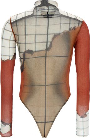 Jean Paul Gaultier Womens Multicolor Polyamide Bodysuit Clothing