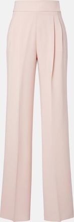 Max Mara Pleated cady straight pants