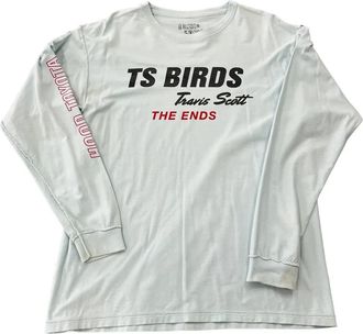 Travis Scott Cactus Jack Birds The Ends Long Sleeve Tee White TC-402