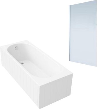Villeroy & Boch Ba&ntilde;era Derecha Villeroy & Boch O.novo Ba&ntilde;era Blanca De 170 X 75 Cm + Ba&ntilde;era Izquierda Cromada Aurys Mist 1
