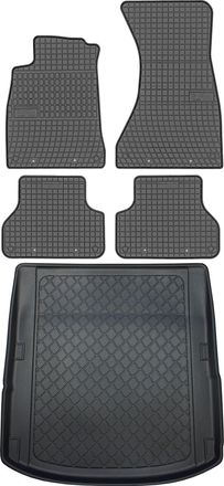 OEM Juego De Alfombrillas De Goma Para Coche Y Alfombrilla Para Maletero Para Audi A4 B9 Sed&aacute;n Desde Noviembre De 2015