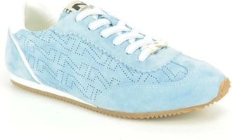 Nathan-Baume Schoenen, Dames, Blauw, 40 EU, L.Blauw daim Fijn Runner N