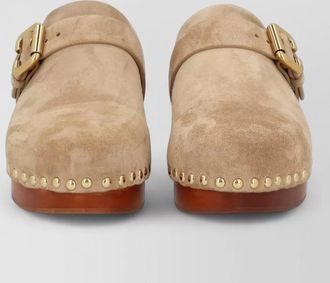 Chlo&eacute; leather jeannette mules