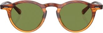 Oliver Peoples Zonnebril - unisex - Zonnebrillen - Bruin - 47 MM - Accessoires