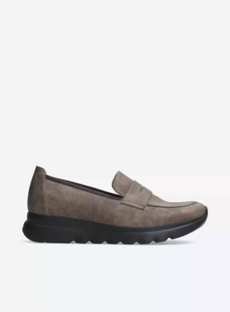 Wolky Womens Snoafer F2F Penny Loafer In Taupe