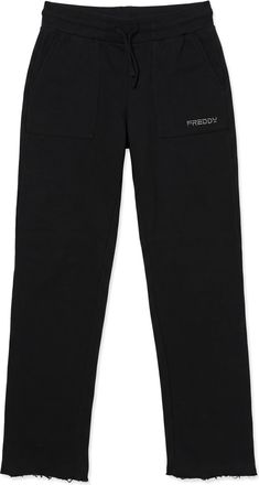 Freddy Pantaloni Regular Donna a Gamba Dritta Effetto Delav&eacute;