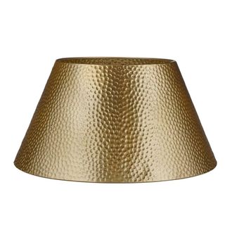MiCa Decorations Falda para &aacute;rbol de navidad oro h26xb30xl50cm