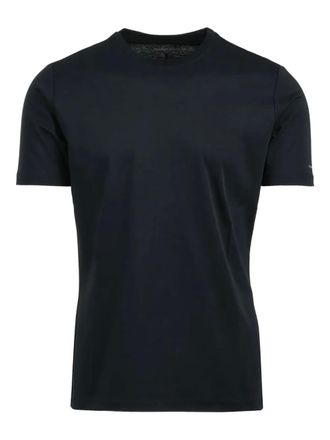 People of Shibuya Shiko PM 444 crew-neck cotton T-shirt - Blue