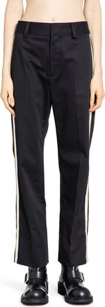 Ann Demeulemeester Fera Straight Leg Cropped Trousers