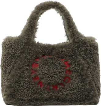 Stella McCartney Dark Grey Logo Medium Tote