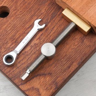 OEM Tornillo De Banco Para Carpinter&iacute;a, Accesorios De Fijaci&oacute;n Y Bloqueo Para Espigas Y Topes, Trinquete De Lat&oacute;n Y Acero Inoxidable, Tornillo De Banco Pa