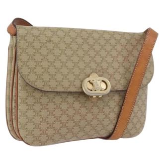 Celine Pre-owned Cross Body Bags, female, Beige, Size: ONE SIZE Pre-owned Vintage Shoulder Bag