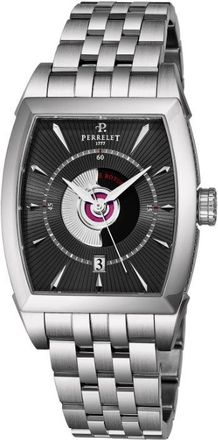 Perrelet Double Rotor Automatic Black Dial Mens Watch A1029/B