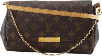 Louis Vuitton Pre-owned Vintage Canvas Cross Body Bag - Dames - Vintage Schoudertas - Bruin - ONE Size - Vintage
