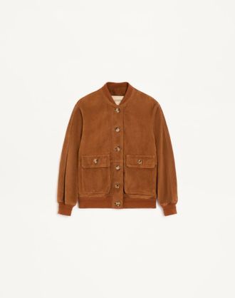 Valentino Caban In Camoscio Donna TABACCO 38