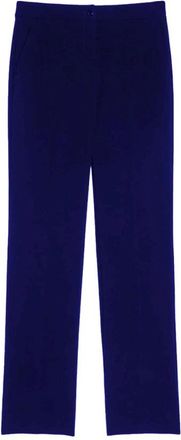 Pennyblack Acetaatbroek met rechte pijpen - Dames - Straight fit broeken - Blauw - S - Broeken