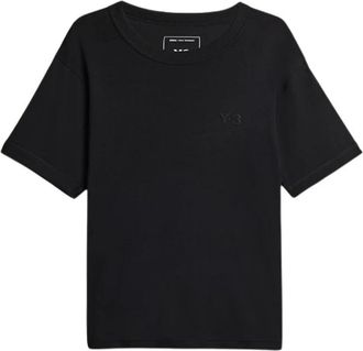 Yohji Yamamoto Tops, Heren, Zwart, L, T-shirts