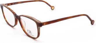 Carolina Herrera Womens 53 mm Brown Eyeglasses VHE776K-09XW-53