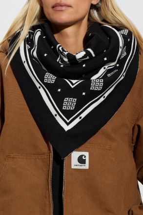 Carhartt Work in Progress Scarf With Logo, Unisex, Black