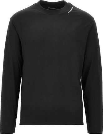 Emporio Armani Stretch jersey T-shirt with logo embroidery Man XL