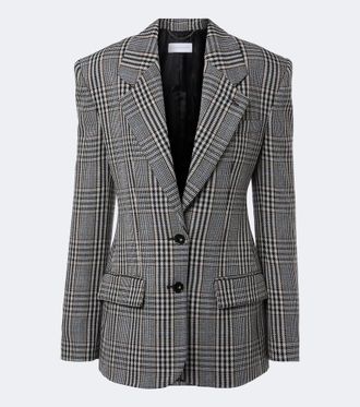 Stella McCartney Checked wool blazer