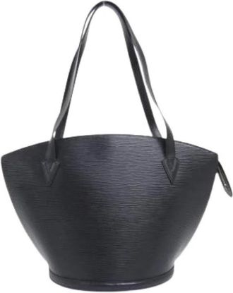 Louis Vuitton Pre-owned Tote Bags, female, Black, Size: ONE SIZE Pre-owned Saint Jacques Shopping Tote