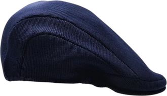 Kangol Navy Blauwe Polyester Pet Moderne Stijl - Dames - Hoeden - Blauw - L - Polyester - Accessoires