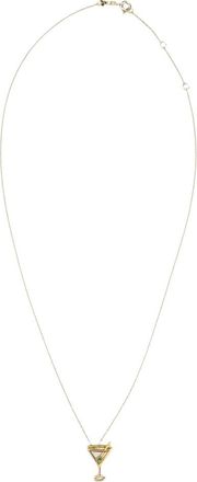 Al&iacute;ta Golden Martini Necklace