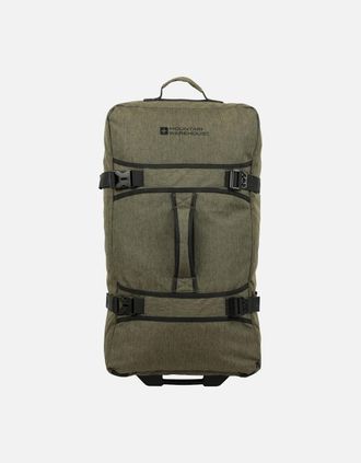 Mountain Warehouse Wander 100L 2 Wheeled Suitcase - Green - Size: ONE size