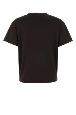 Jil Sander Womens Dark Brown Stretch Polyester T-Shirt Ganache Exterior: Elastane T-shirts And Polos
