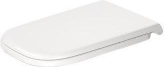 Duravit D-code Vital WC-zitting 49x36.1x4.3cm met softclose met quickrelease Kunststof wit Glanzend