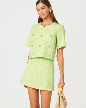 Lilly Pulitzer Sarissa Boucle Mini Skirt