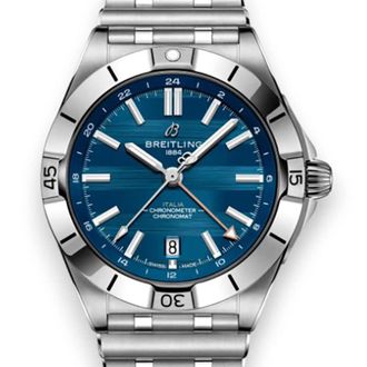 Breitling Avenger GMT Automatic Chronometer Blue Dial Mens Watch A323981C1C1A1