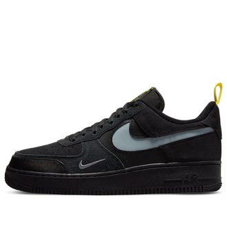 Nike Air Force 1 Low Cut Out Swoosh - Black DO6709-001