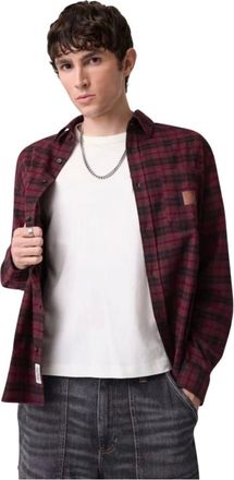 Guess M6Bh10 W3787 Camicia - - Shirts - Uomo - Rosso - L