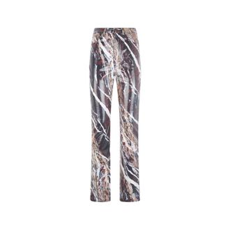 Roberto Cavalli Dames, Broeken, Paars, Maat: M Katoen