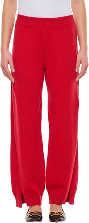 Barrie Cashmere Jogging Pants with Ribbed Waistband and Hem