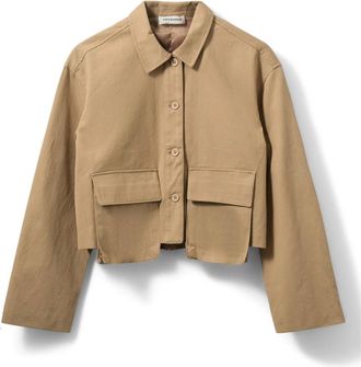 Sofie Schnoor Agathasw Jacket - Dames - Zomerjassen - Bruin - M - Katoen - Jassen