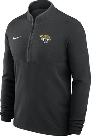 Nike Jacksonville Jaguars Logo Victory Nike Mens Dri-FIT NFL 1/2-Zip Long-Sleeve Top in Black | 0343166N9N-R48