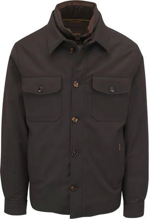 Moorer Cappotto Vido-SKT con cappuccio - Marrone