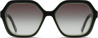Komono Iggy Polarized S10354 Womens Sunglasses Green Size 57