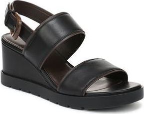 Vince Roma Wedge Slingback Sandal in Black at Nordstrom Rack, Size 5.5