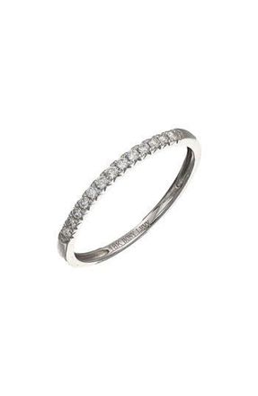 Bony Levy Diamond Stacking Ring in 18K White Gold at Nordstrom Rack, Size 7.5