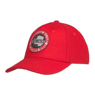 Aeronautica Wollen Herenmuts met Logo- Rood - Heren - Petten - Rood - ONE Size - Wol - Accessoires