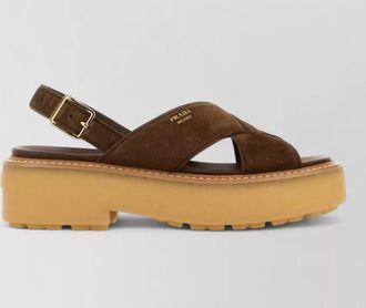 Prada suede sandals