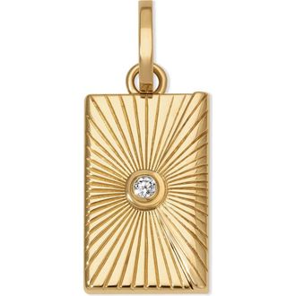 Adina Reyter Engravable Envelope Hinged Charm in Gold at Nordstrom