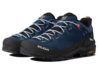 Salewa Alp Trainer 2 GORE-TEX(r) Womens Shoes Dark Denim/Black : 7.5 M, Suede/Rubber