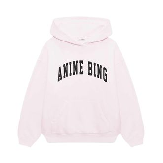 Anine Bing Harvey Sweatshirt - Dames - Hoodies - Roze - S - Katoen - Hoodies & sweatvesten