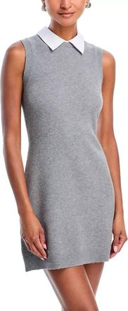 French Connection Vhari Knit Sleeveless Mini Dress In Grey